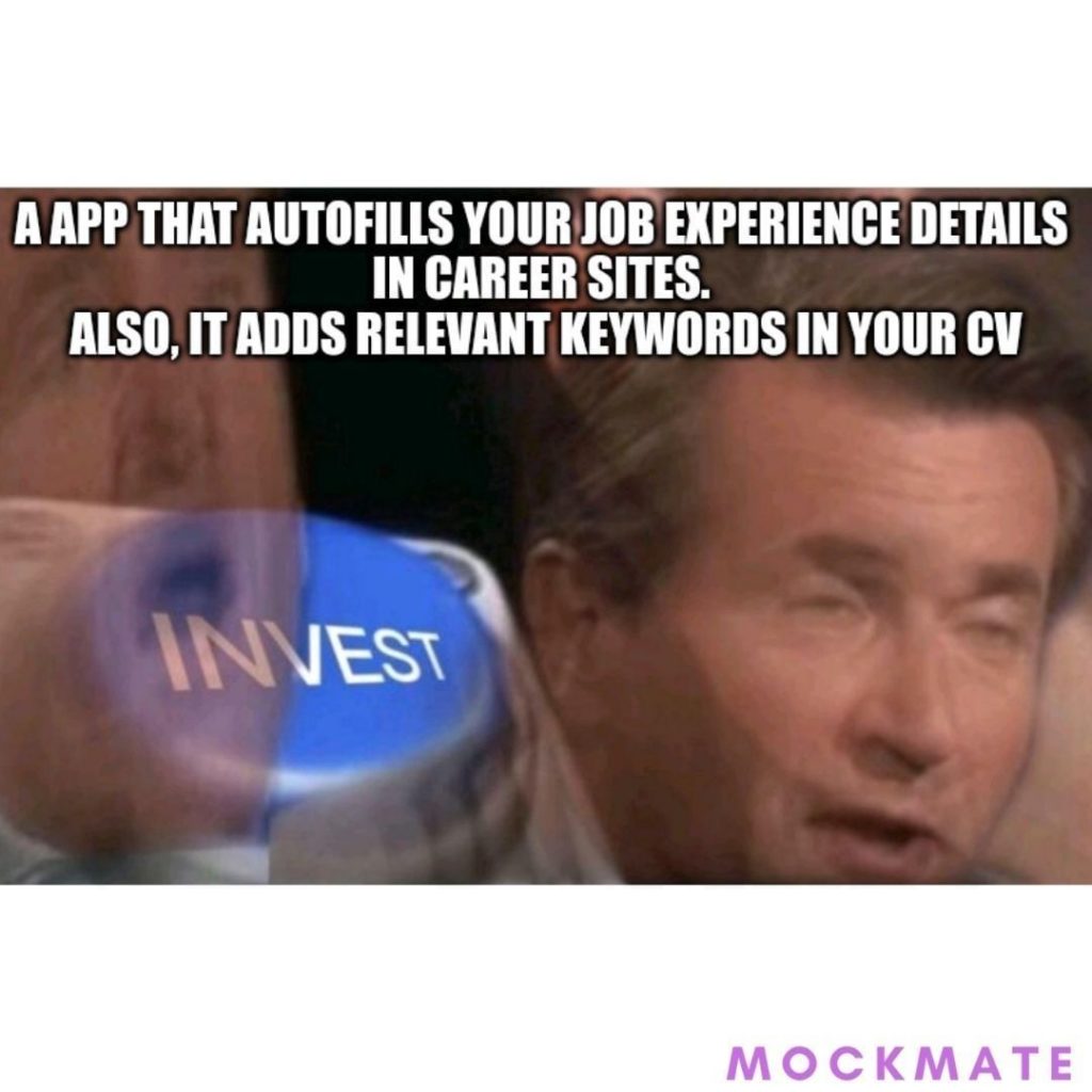 dank meme about how bad it is to fill out job applications