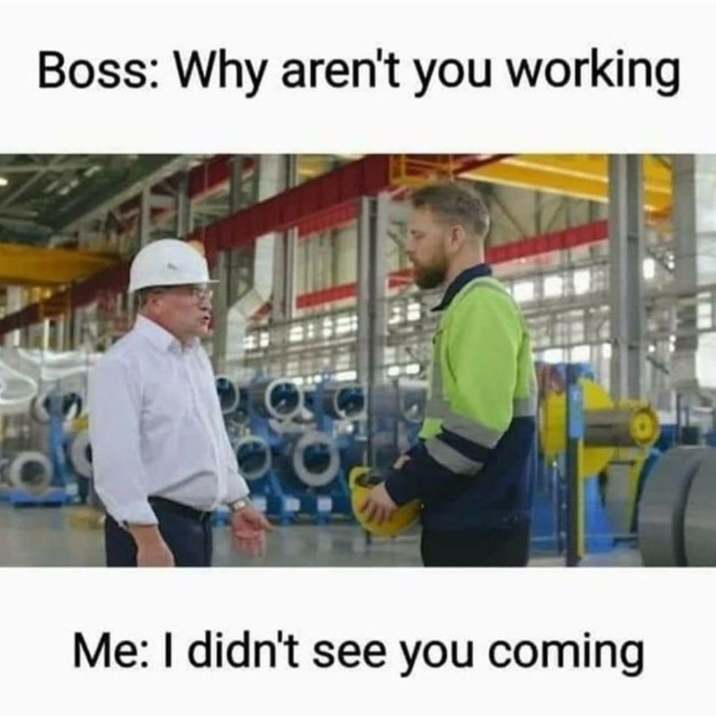 funny meme about hating your boss cause he sucks