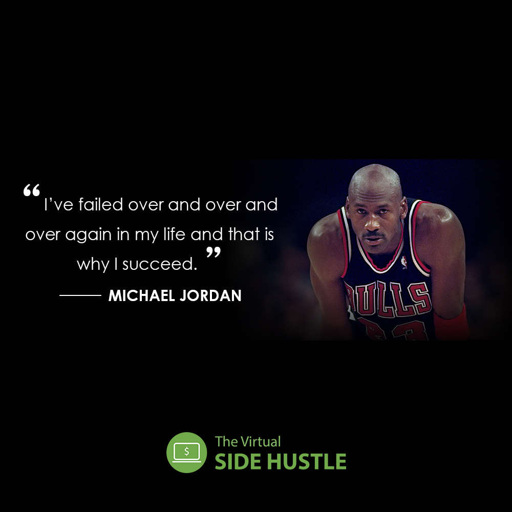 michael jordan quote about hustling and failure